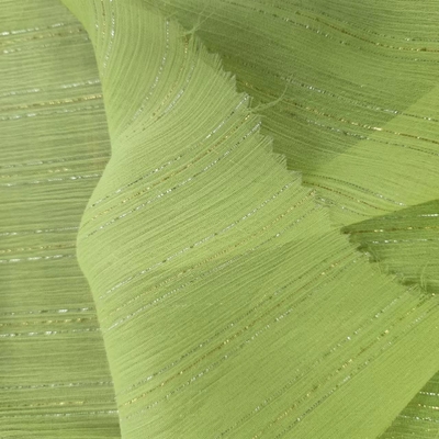 Tissu en soie lisse irrégulier coloré respirable de mousseline de soie de crêpe pour la chemise habillée des femmes
