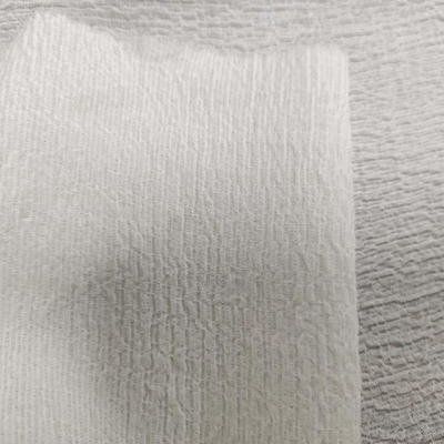 Chemise habillée de tissu de mousseline de soie teinte par polyester 100% de 90 G respirable